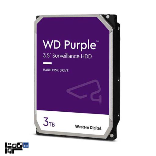 هارد 3 ترابایت بنفش وسترن دیجیتال مدل WD30PURZ